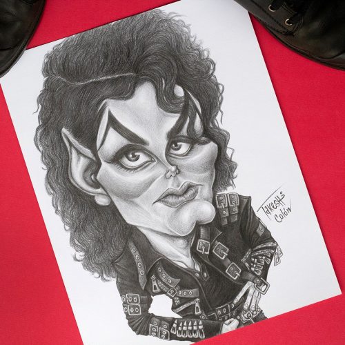 Michael Jackson_Bad_Fan Art_Caricatura